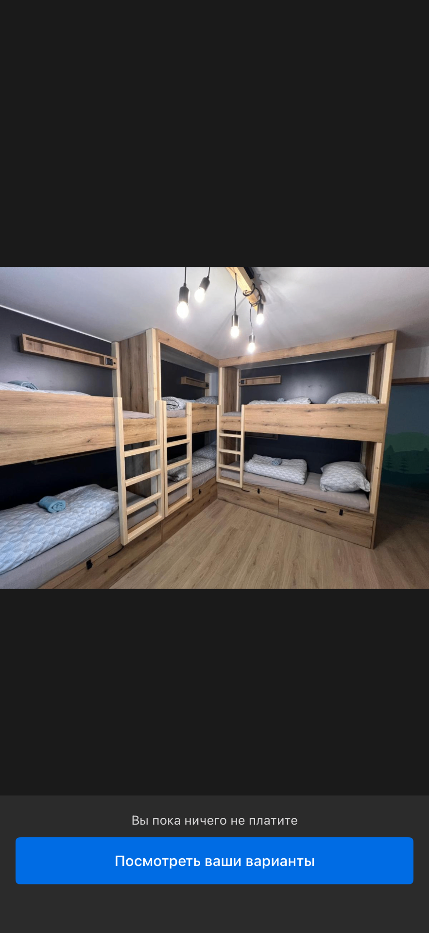 Bunk beds with privacy and reading lights